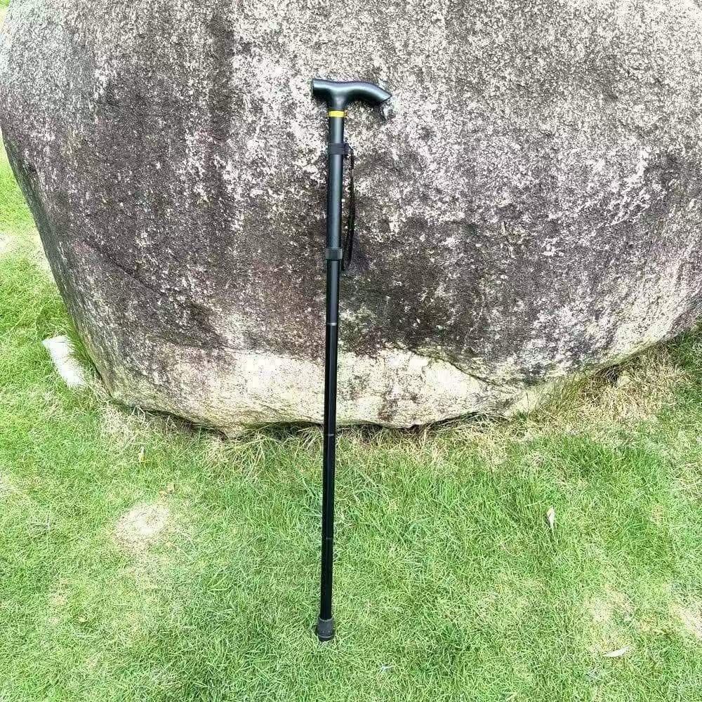 五节折叠铝合金手杖 轻便收纳(颜色随机)
