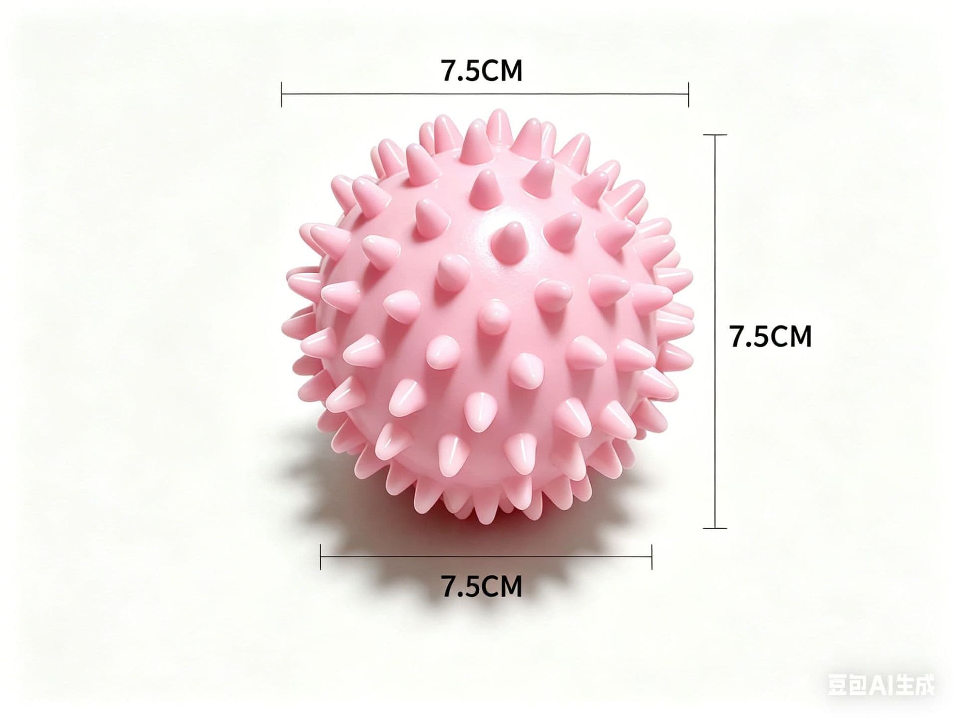 刺球按摩球 7.5cm(颜色随机)