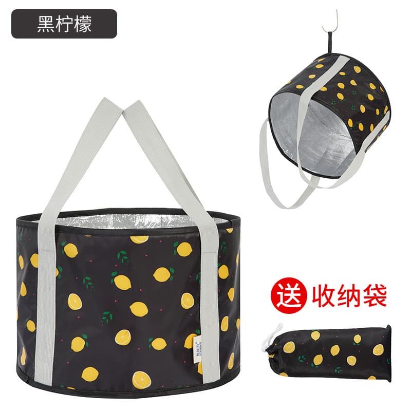 折叠便携保温泡脚桶(颜色随机)