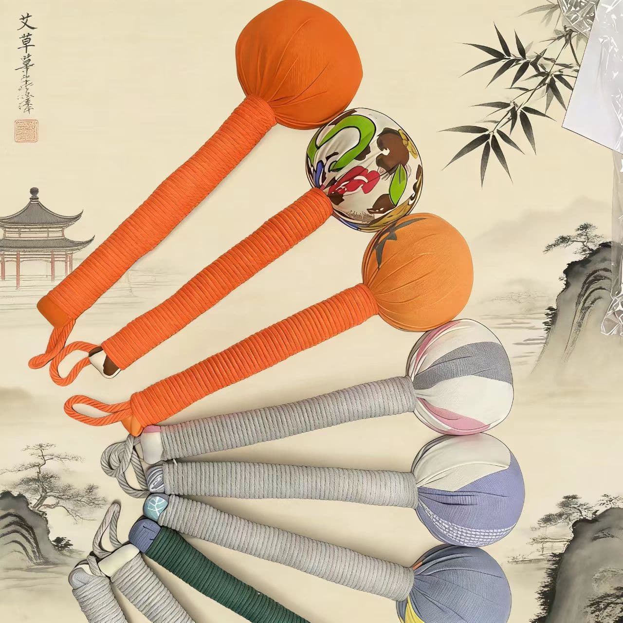 艾草按摩锤 捶背按摩棒