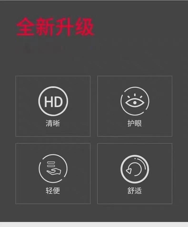 无框变焦老花镜 防蓝光轻便