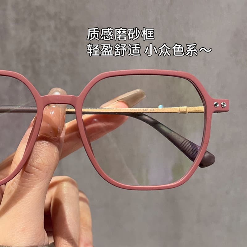 磨砂大框老花镜 轻便