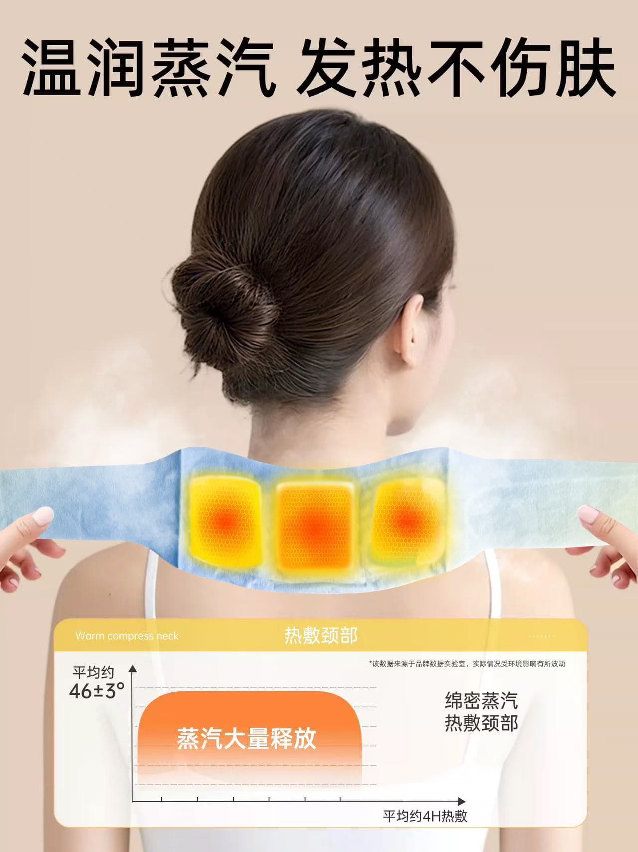 蒸汽热敷贴 颈腰膝腕脚踝暖贴