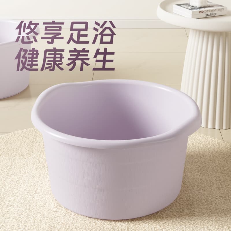 塑料加厚足浴盆(颜色随机)