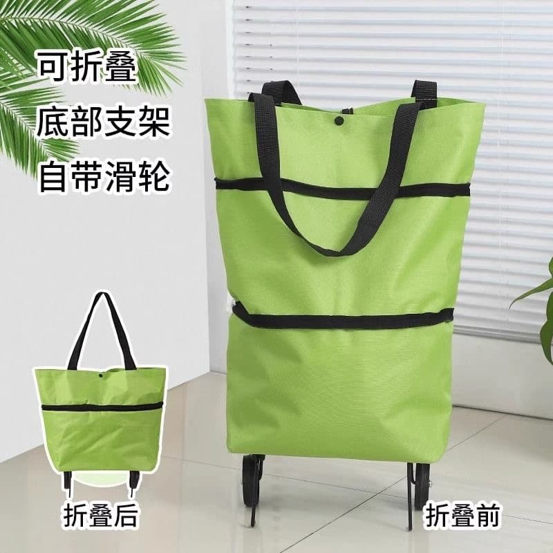 折叠购物车 带轮手拉车（颜色随机）