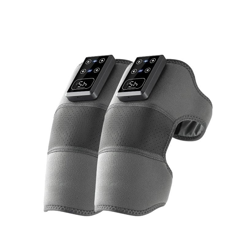 电热护膝按摩器 热敷震动 USB充电
