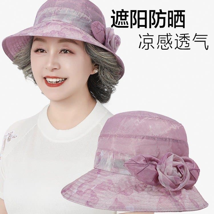 女士夏季遮阳帽 薄款透气