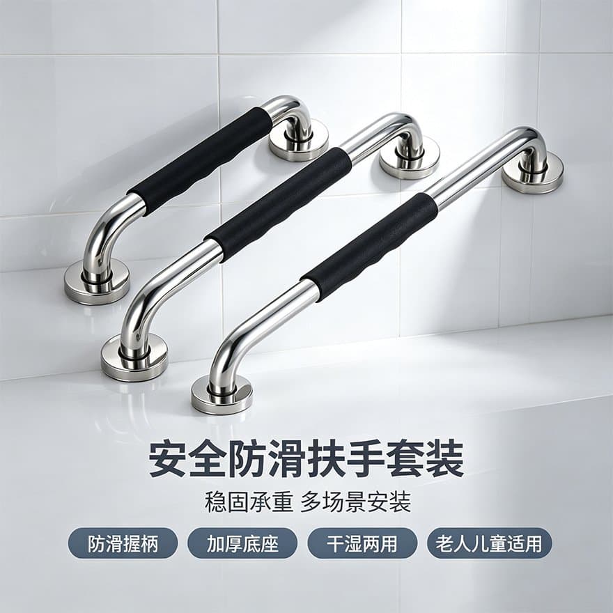 不锈钢防滑扶手 卫生间浴室用