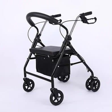 六轮折叠助行购物车 可推可坐