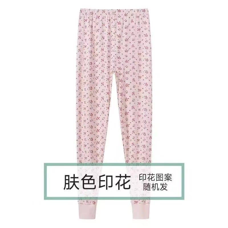 中老年纯棉秋裤 宽松保暖