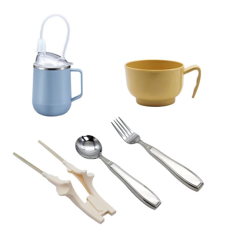 老人助食餐具 防洒碗叉勺筷