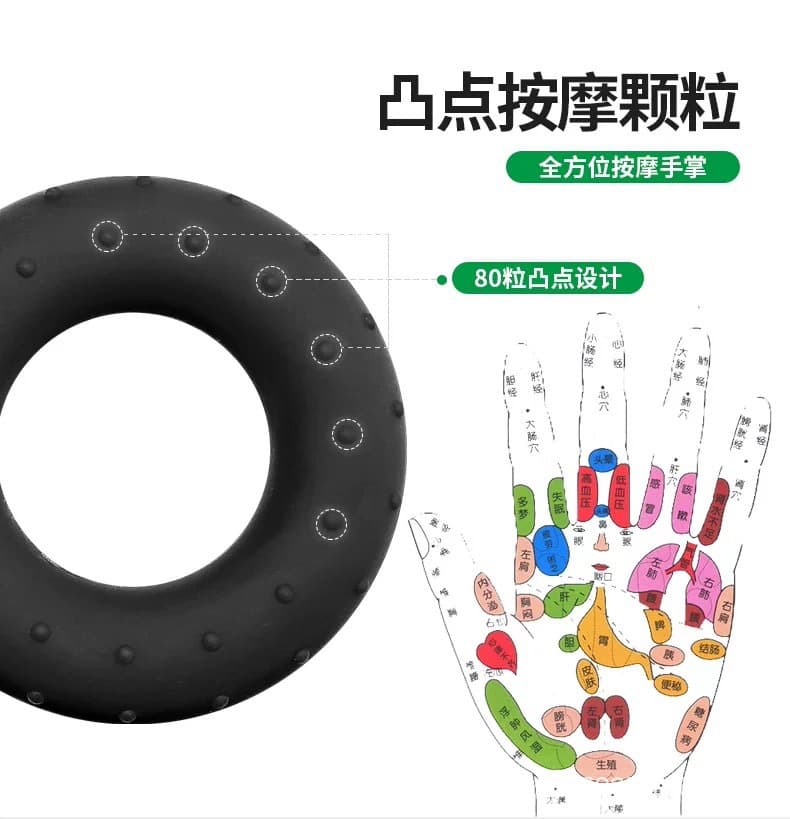硅胶握力圈 光面凸点两款