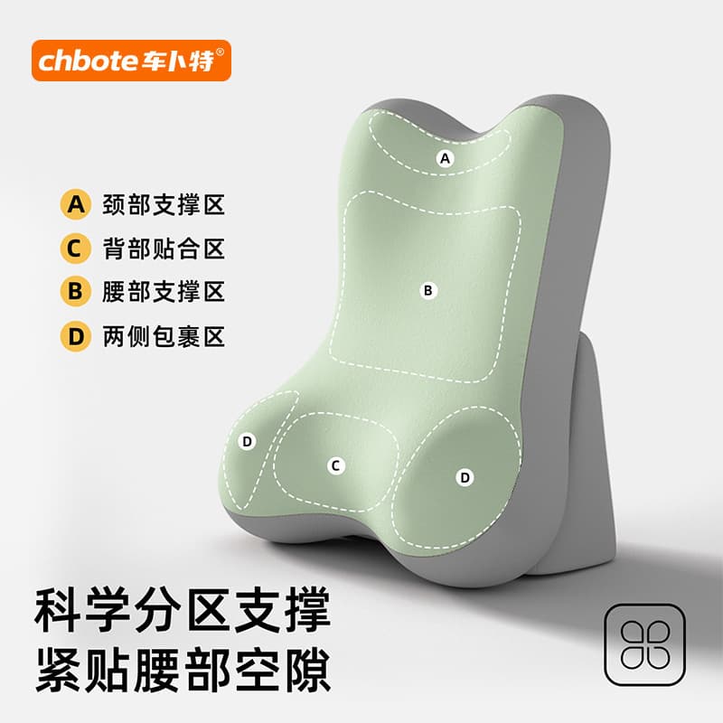 床沙发两用护颈腰靠枕(颜色随机)
