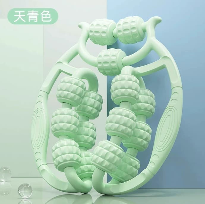 环形按摩滚轮 腿部按摩器(颜色随机)