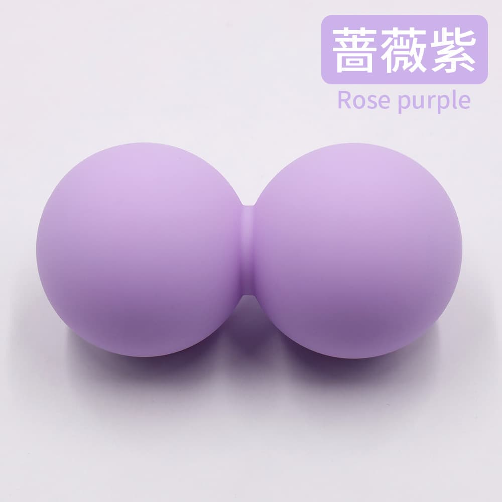 硅胶双球筋膜按摩球(颜色随机)