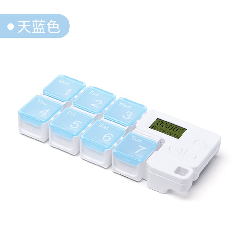 智能提醒电子药盒(颜色随机)