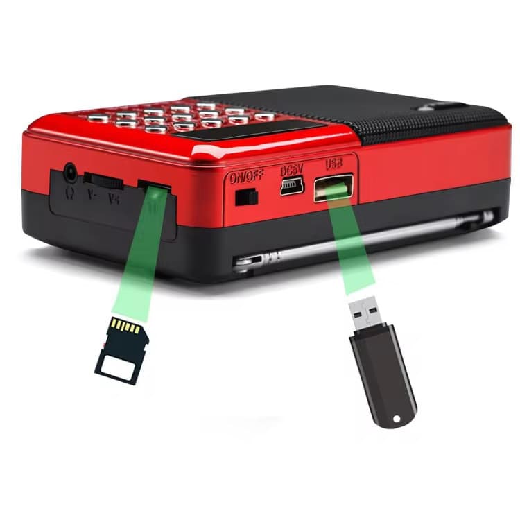 USB TF卡插卡收音机(颜色随机)