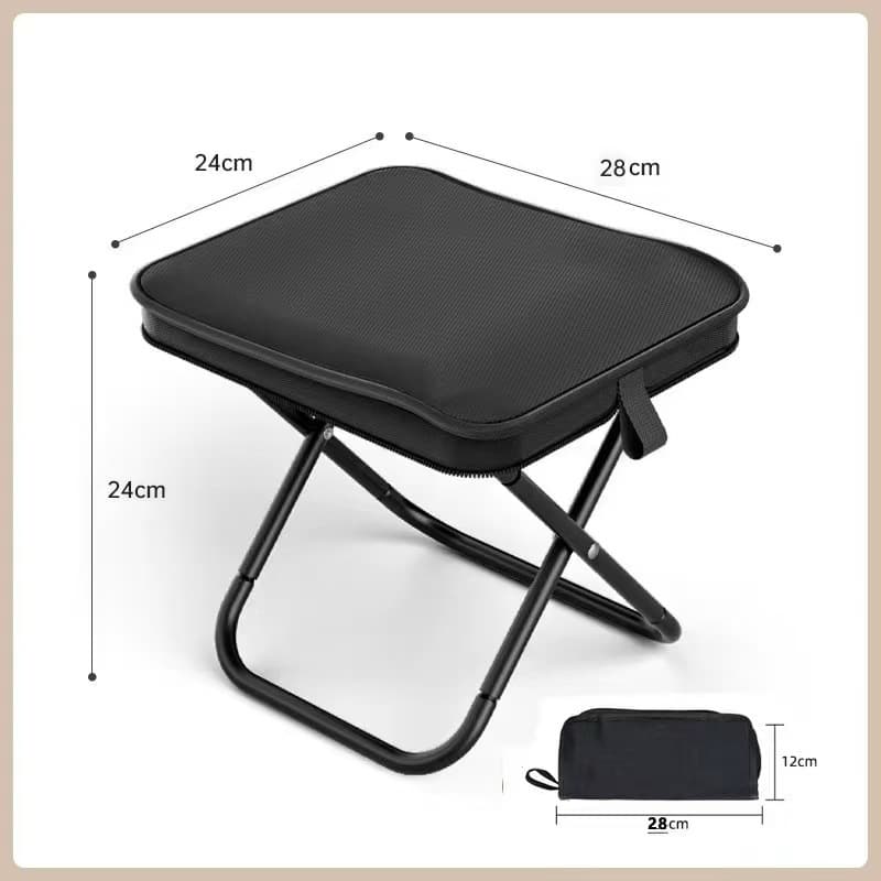 户外折叠小凳子 便携可收纳(颜色随机)