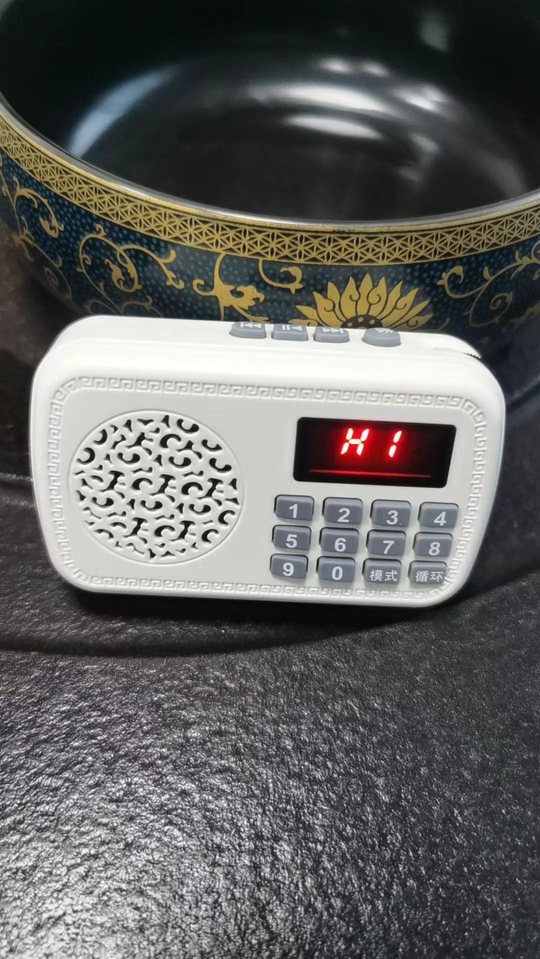 老人挂脖插卡收音机(颜色随机)