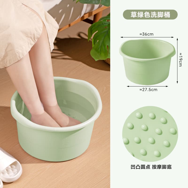 加厚加高泡脚盆(颜色随机)