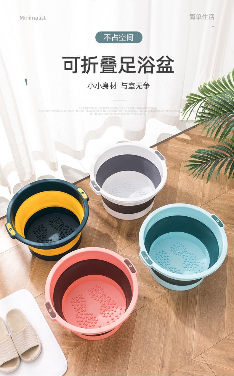 可折叠加厚泡脚桶(颜色随机)