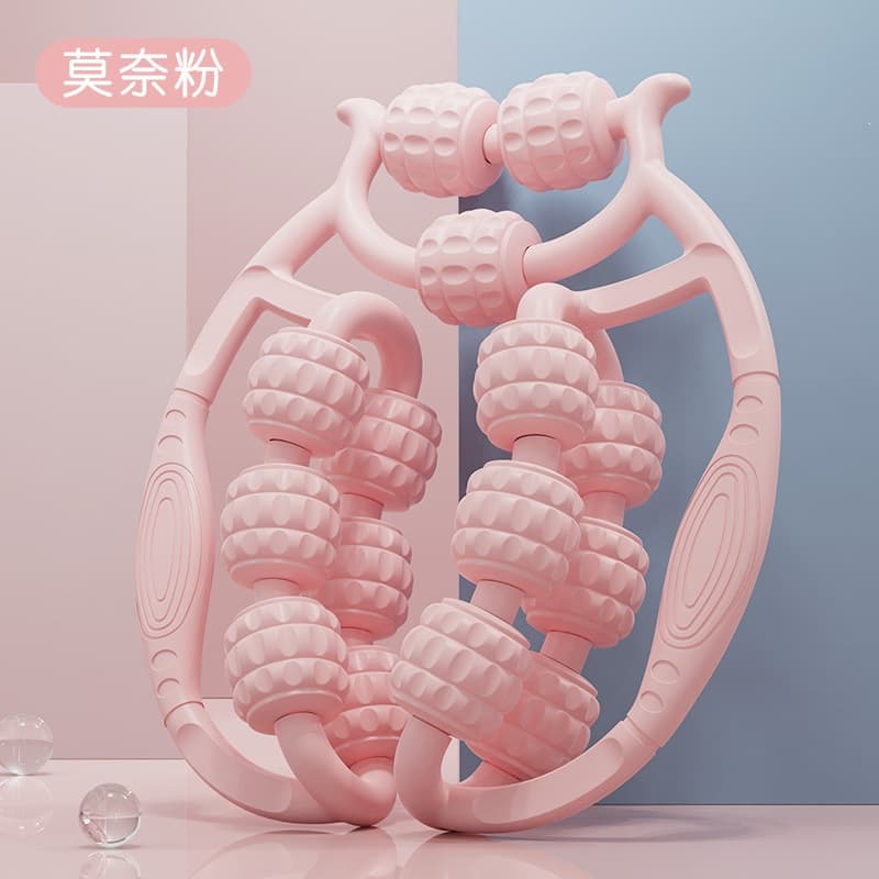 环形按摩滚轮 腿部按摩器(颜色随机)