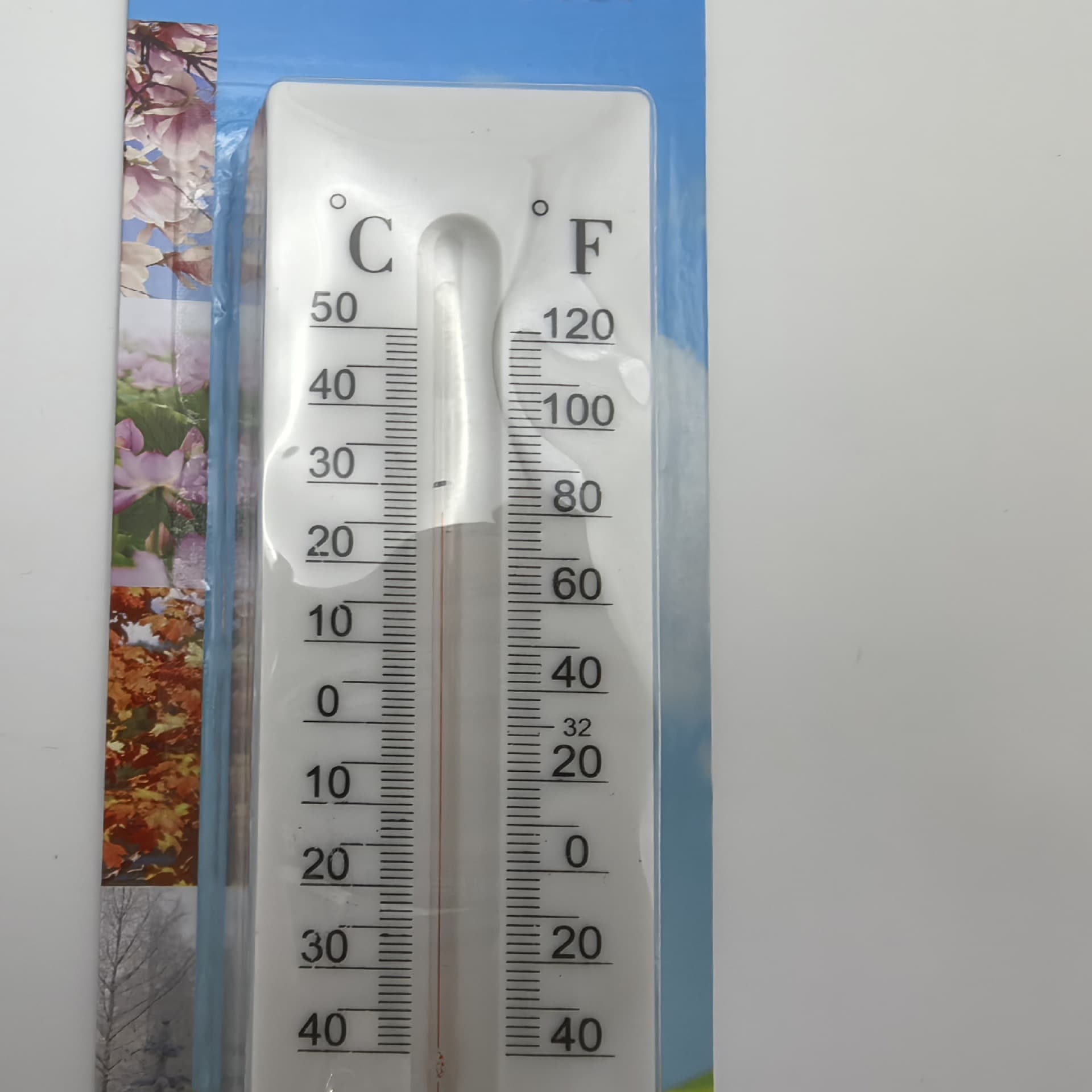 室内外两用抽拉温度计