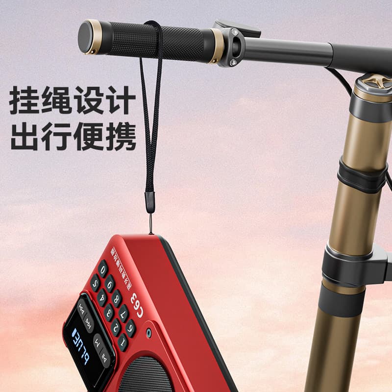蓝牙插卡收音机 大按键(颜色随机)
