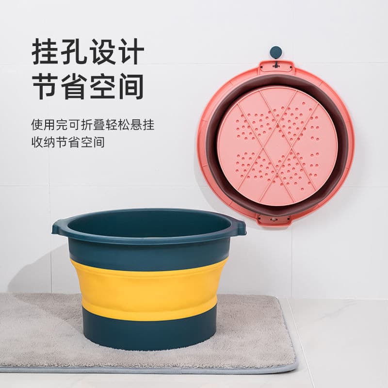 可折叠加厚泡脚桶(颜色随机)