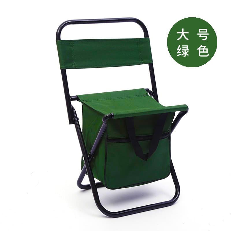 户外便携折叠椅带靠背(颜色随机)