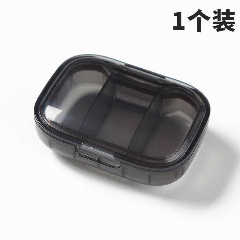 迷你三格药盒(颜色随机)