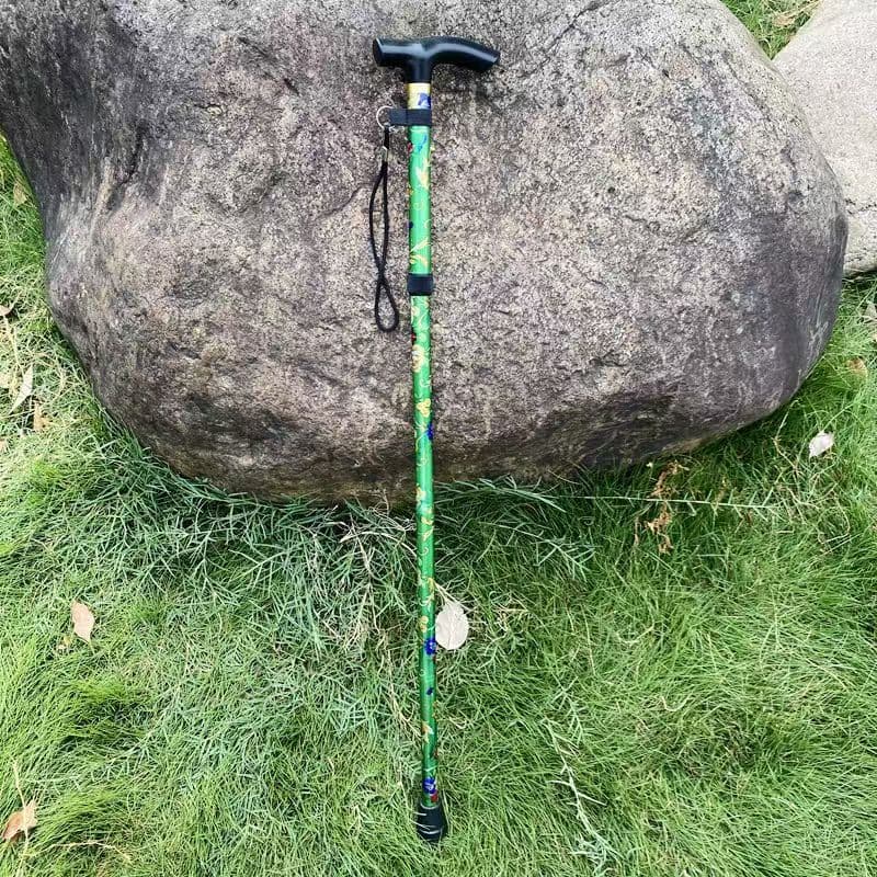 印花折叠伸缩手杖(颜色随机)