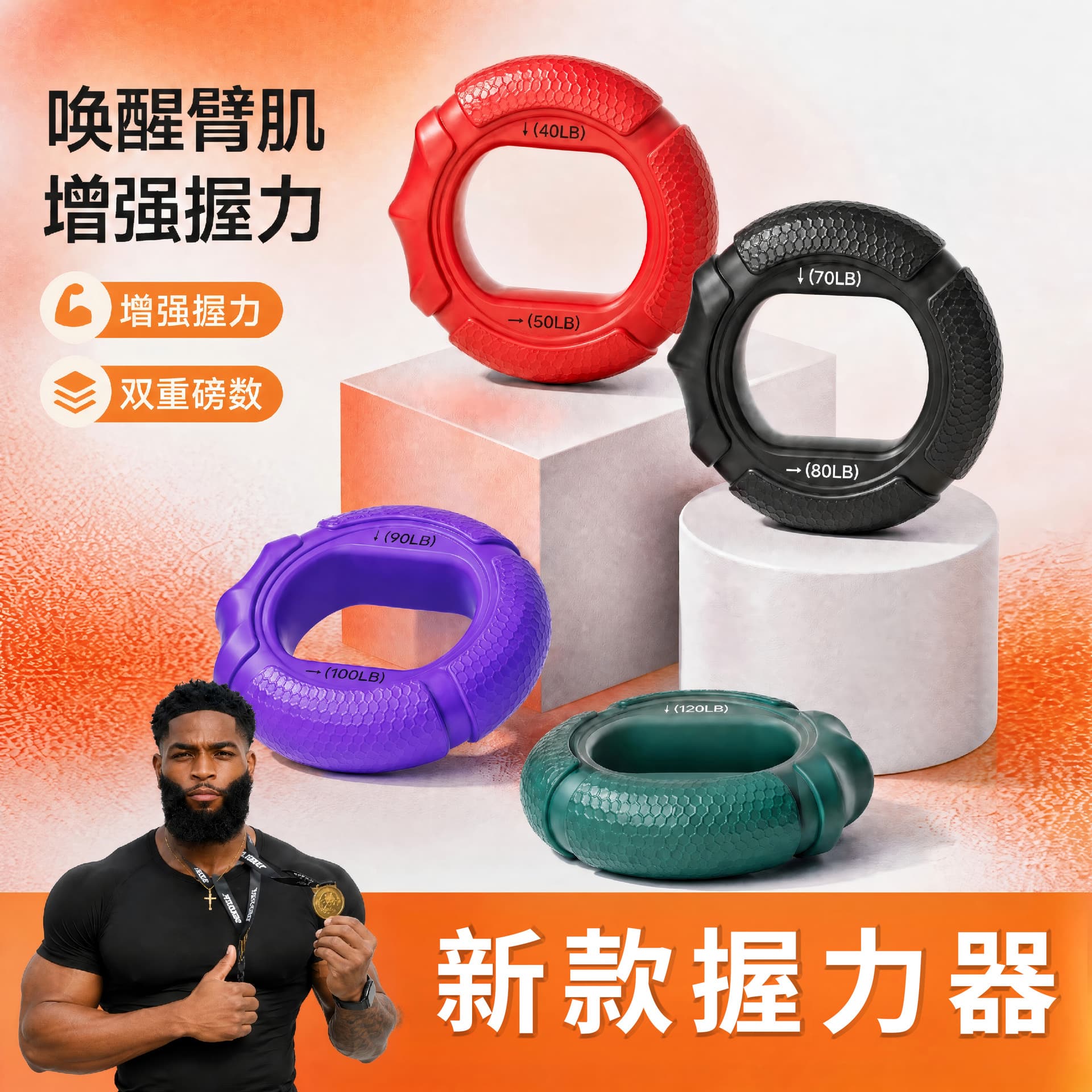 握力圈 独立包装 五指训练