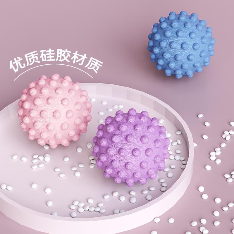硅胶足底按摩球(颜色随机)