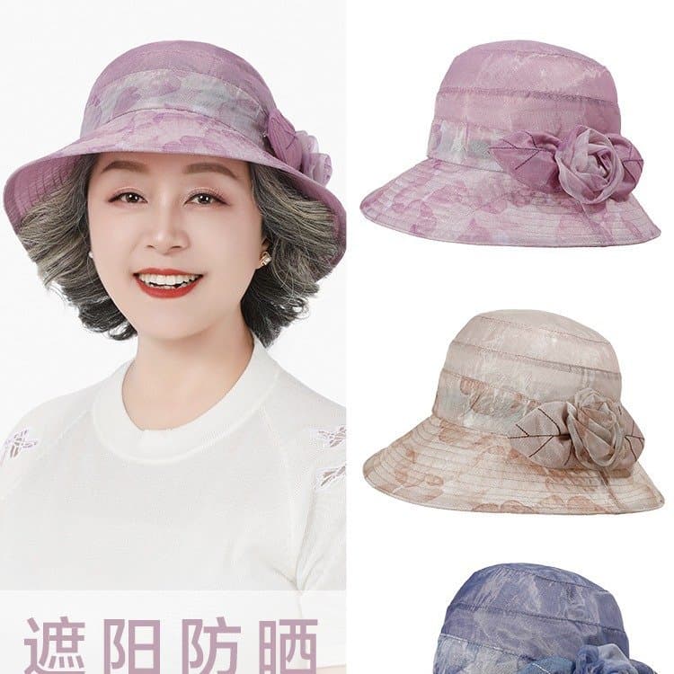 女士夏季遮阳帽 薄款透气