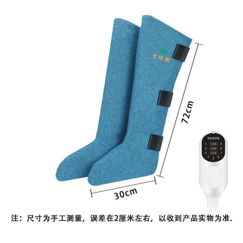 电加热艾绒保暖长靴 护腿护脚