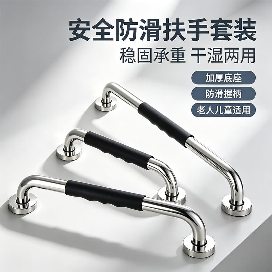 不锈钢防滑扶手 卫生间浴室用