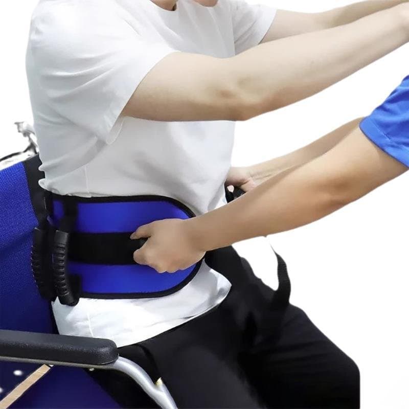 老人起身助行腰带 带多个把手