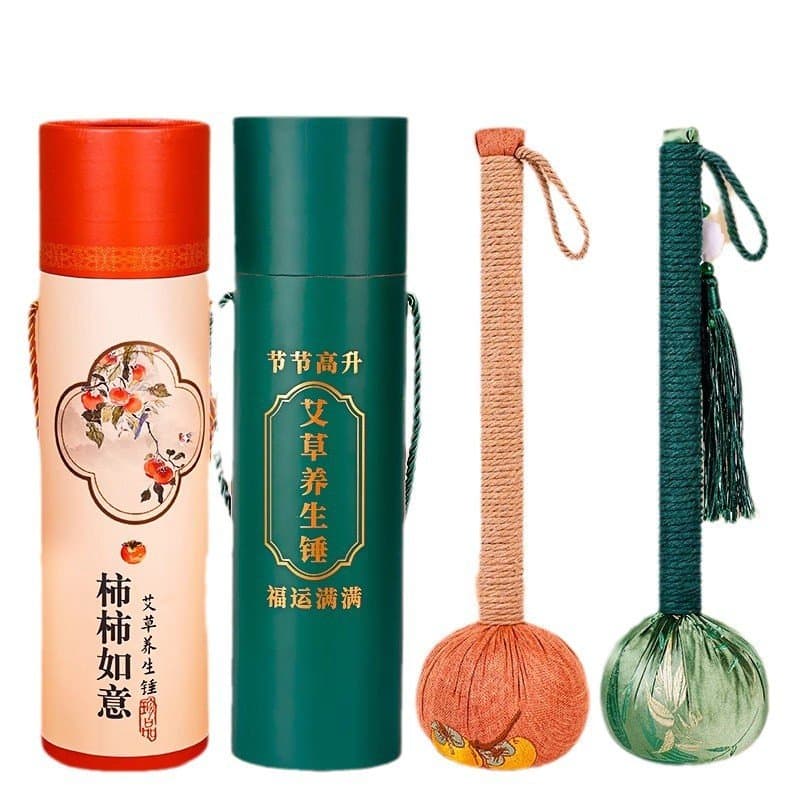 艾草养生敲打锤 手持按摩锤