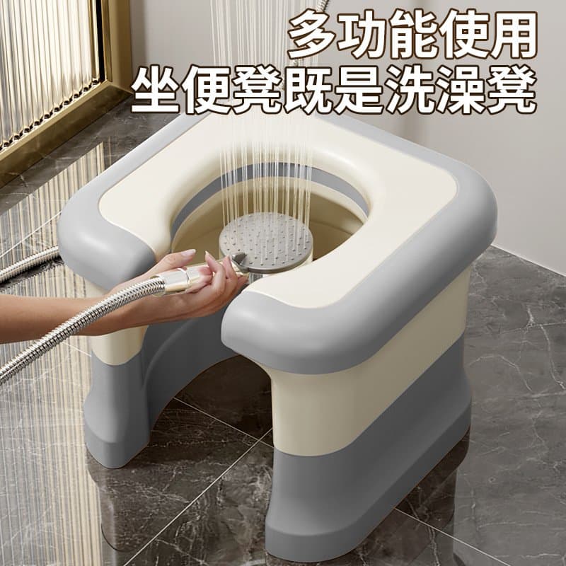 蹲便改坐便凳 加宽防滑老人坐便架