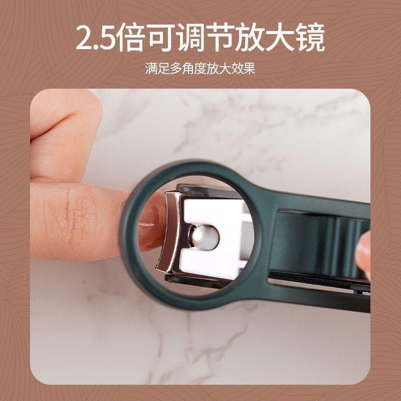 老人放大镜指甲剪 防飞溅
