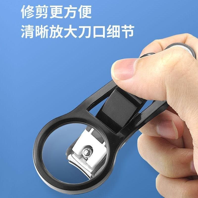 老人放大镜指甲剪 防飞溅