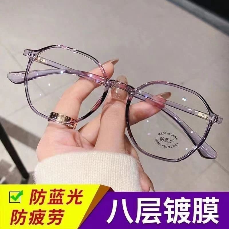 防蓝光老花镜 多边形大框