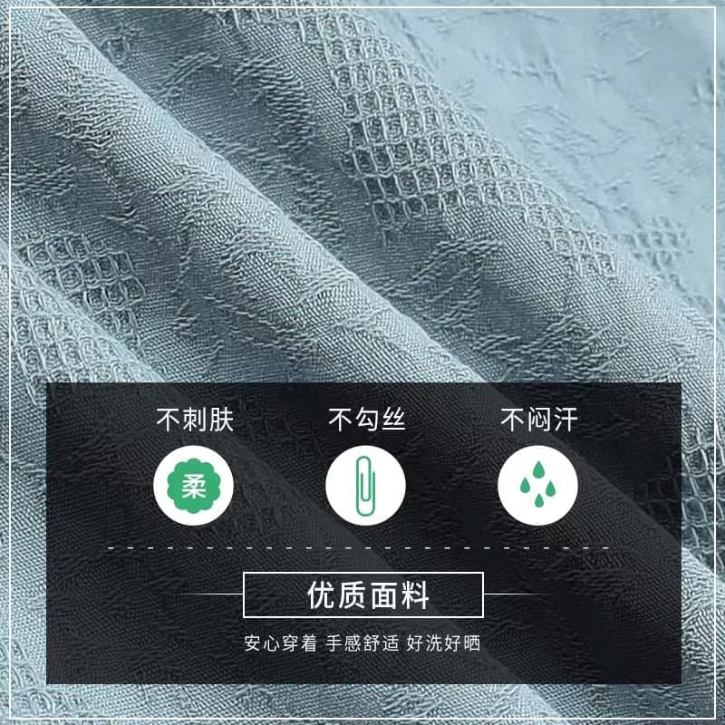 中老年女士夏季短袖套装 薄款透气