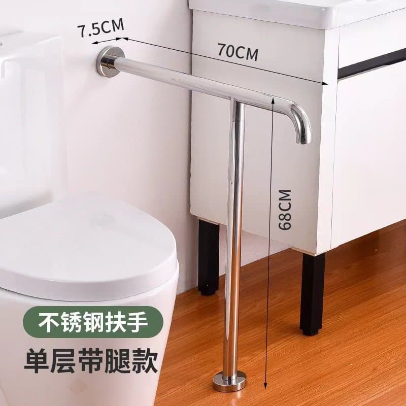 不锈钢厕所安全扶手 老人卫生间防滑