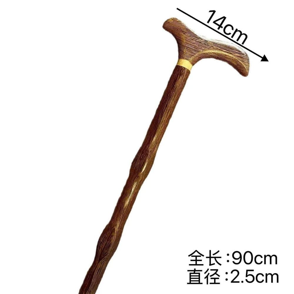 实木手杖 龙头把 老人拐杖